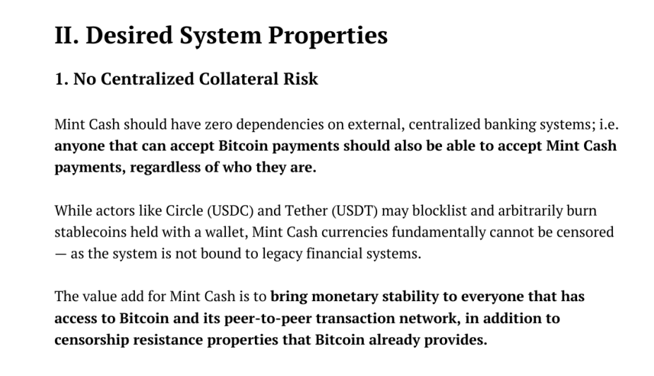 Mint Cash