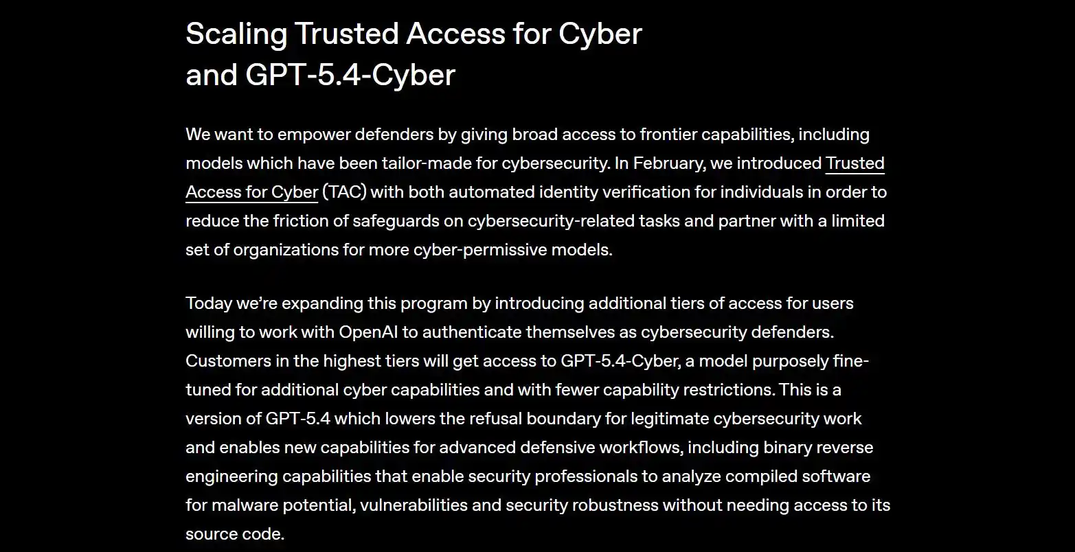 GPT-5.4-Cyber