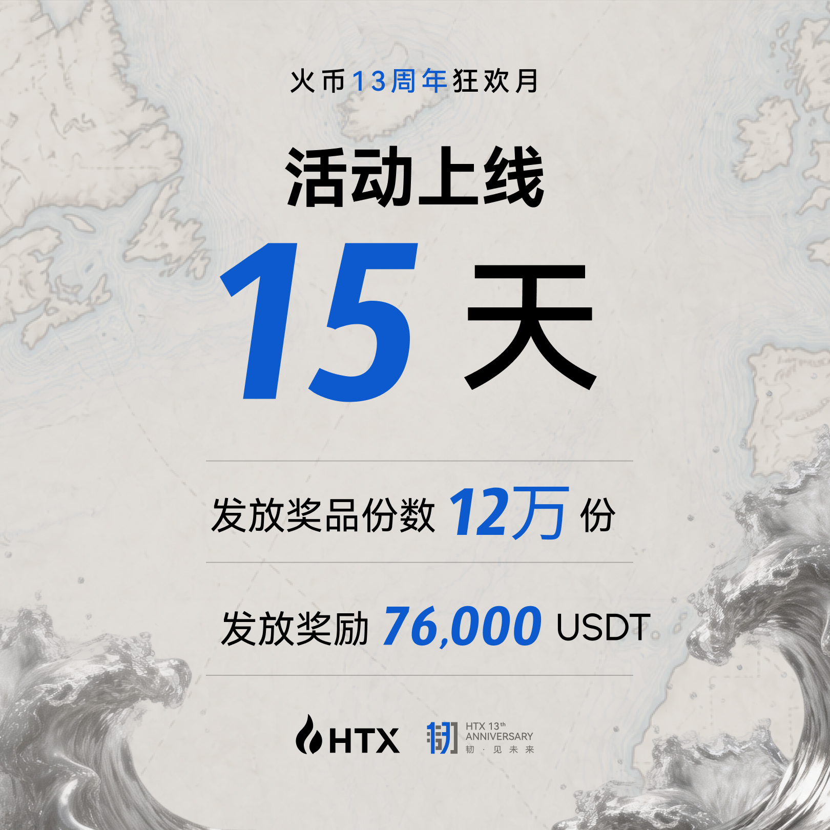 火币HTX、13周年狂欢月、韧性