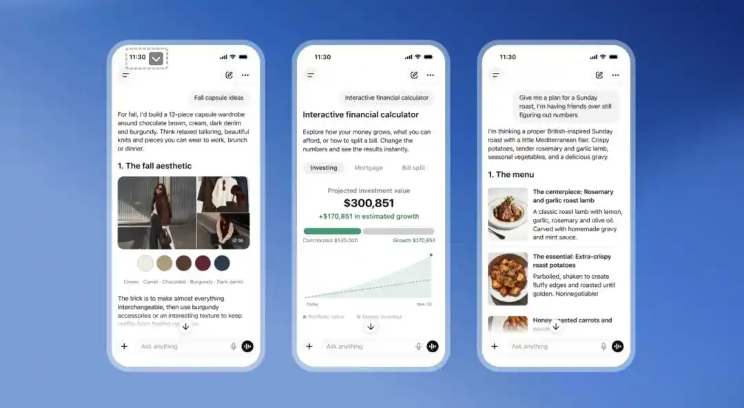 Intelligent UI