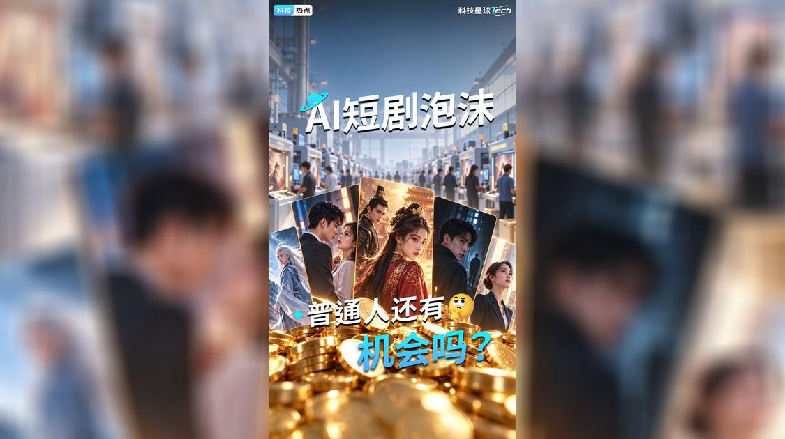 AI短剧泡沫 普通人还有机会吗？