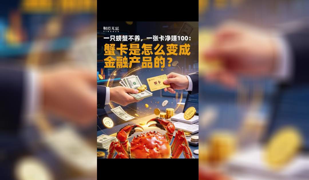 一只螃蟹不养，一张卡净赚100：蟹卡是怎么变成金融产品的？